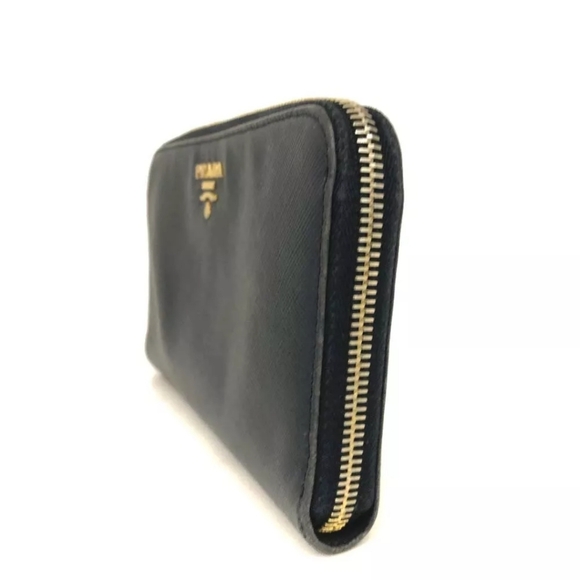 PRADA Saffiano Leather Zip Around Long Wallet - Picture 5 of 8